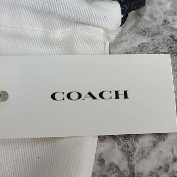 COACH Stone Heart Charm Bangle Bracelet NWT - Picture 8 of 11